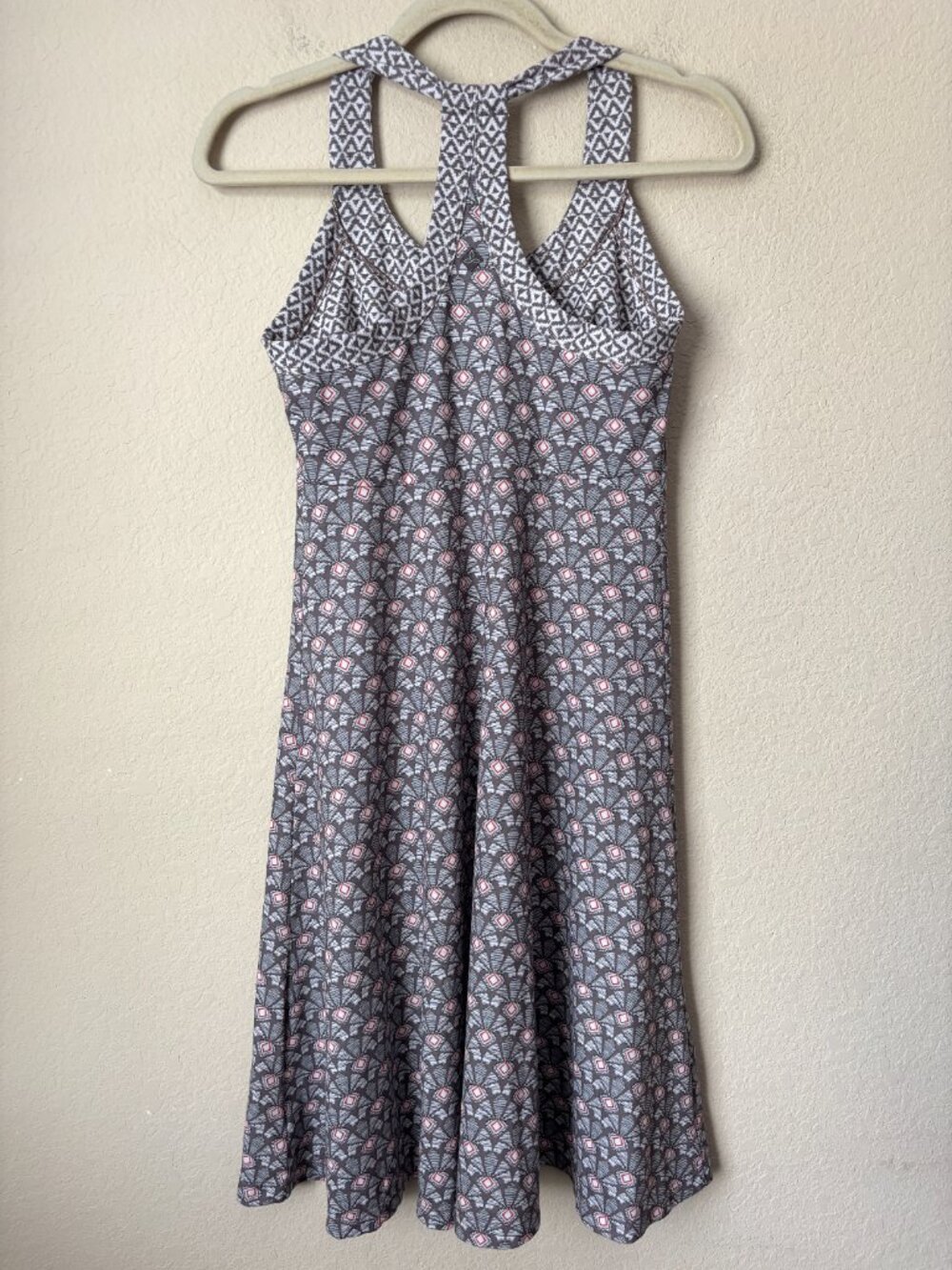 Prana Cali Sleeveless Racerback Printed Day Athleisure Backyard Dress - Picture 10 of 11